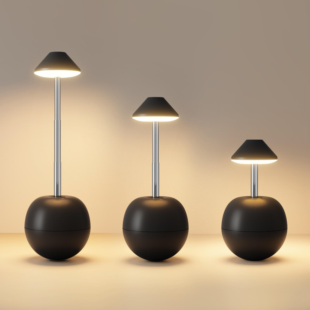 led night light rechargeable creative decorative table lamp bedroom desktop remote control bedside ambient light