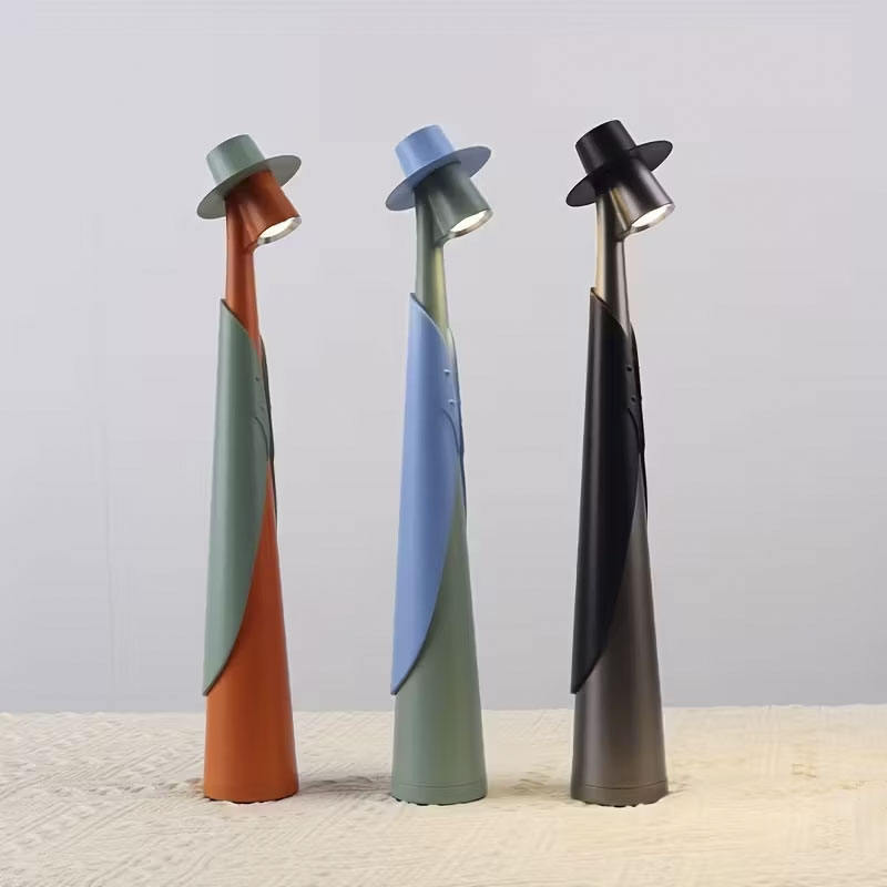 Wholesale Nordic Artwork LED Bedside Table Lamp Italy Design Creative Decorative Stem Sculpting for Modern Home Decor Bedroom