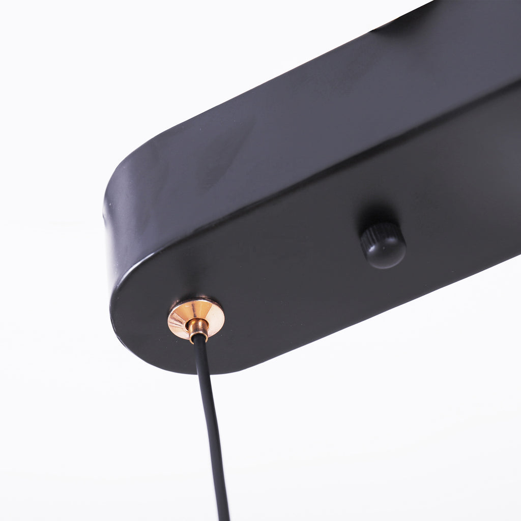 Led Line Hanging Lamp Rose Gold Color Modern Chandelier Pendant Lights Dining Table Lamp Indoor Home Restaurant