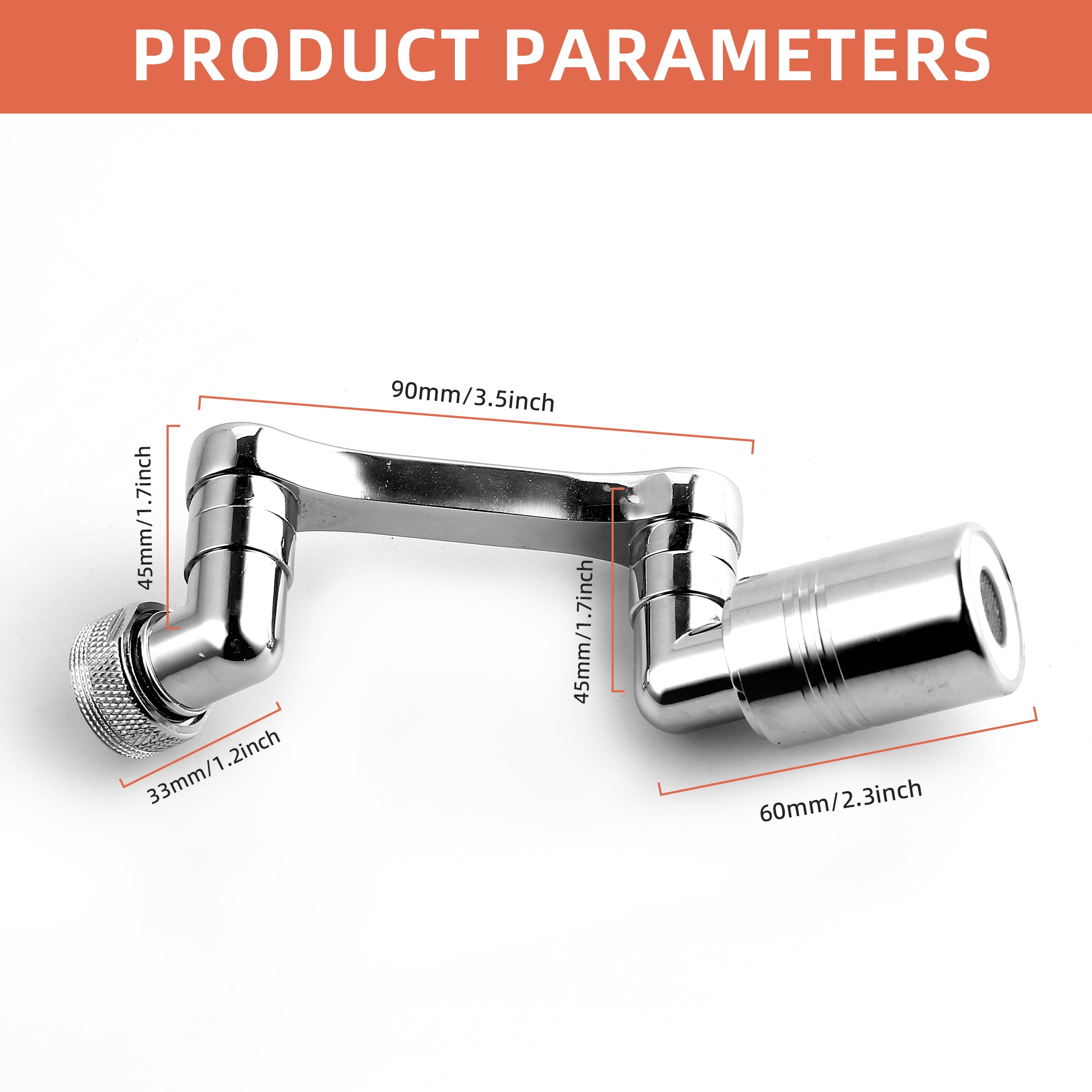 Universal 1080 Degree Kitchen Tap Head Rotatable Multifunction Bathroom Sink Filter Swivel Extension Water Save Faucet Aerator