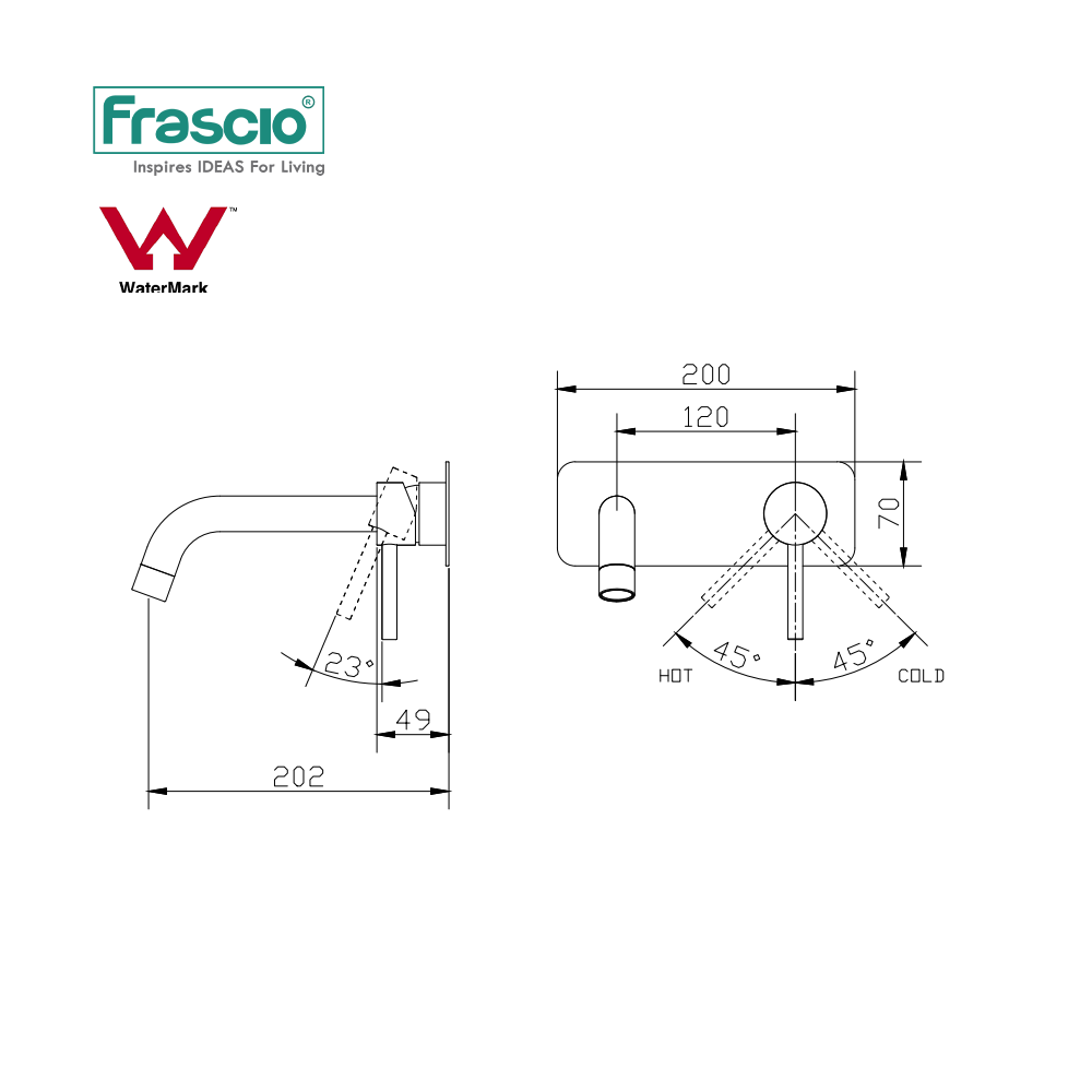 Dual-Handle Basin Mixer
