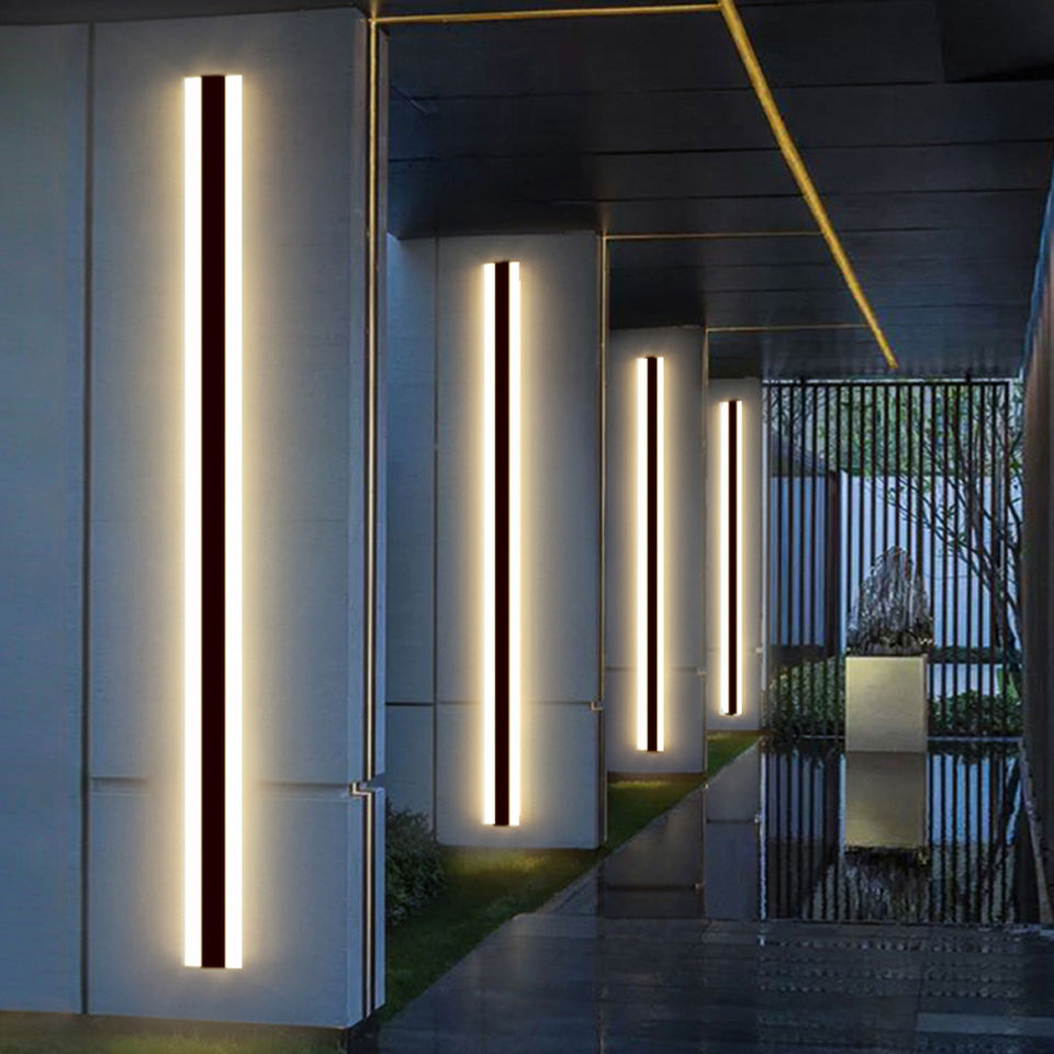 Linear Garden Wall Light