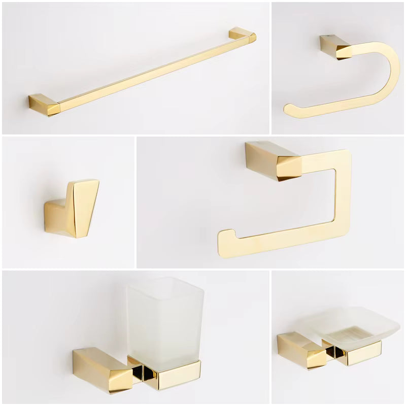 Rose Gold Bath Hardware Set