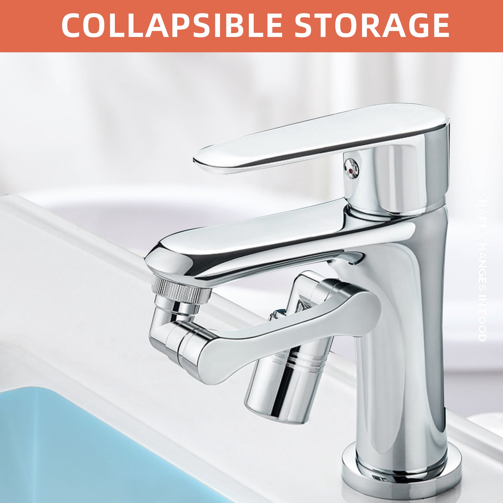 Universal 1080 Degree Kitchen Tap Head Rotatable Multifunction Bathroom Sink Filter Swivel Extension Water Save Faucet Aerator