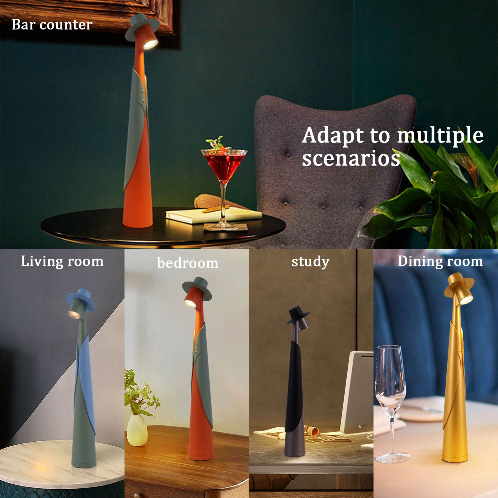 Wholesale Nordic Artwork LED Bedside Table Lamp Italy Design Creative Decorative Stem Sculpting for Modern Home Decor Bedroom