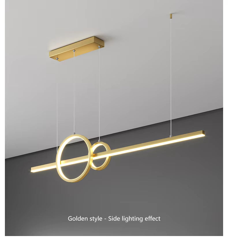 Nordic Luxury Style New Restaurant Chandelier Creative Dining Table Light with Remote Control Silicone Lamp for Dining Room