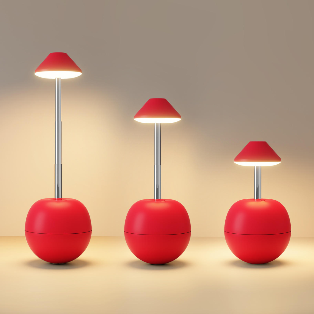 led night light rechargeable creative decorative table lamp bedroom desktop remote control bedside ambient light