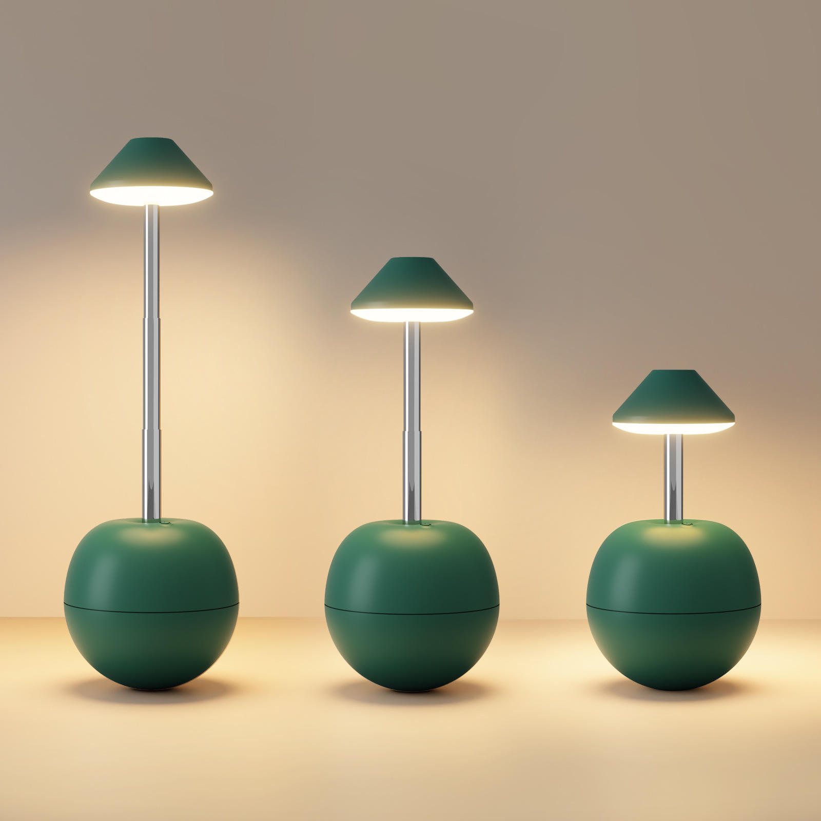 led night light rechargeable creative decorative table lamp bedroom desktop remote control bedside ambient light
