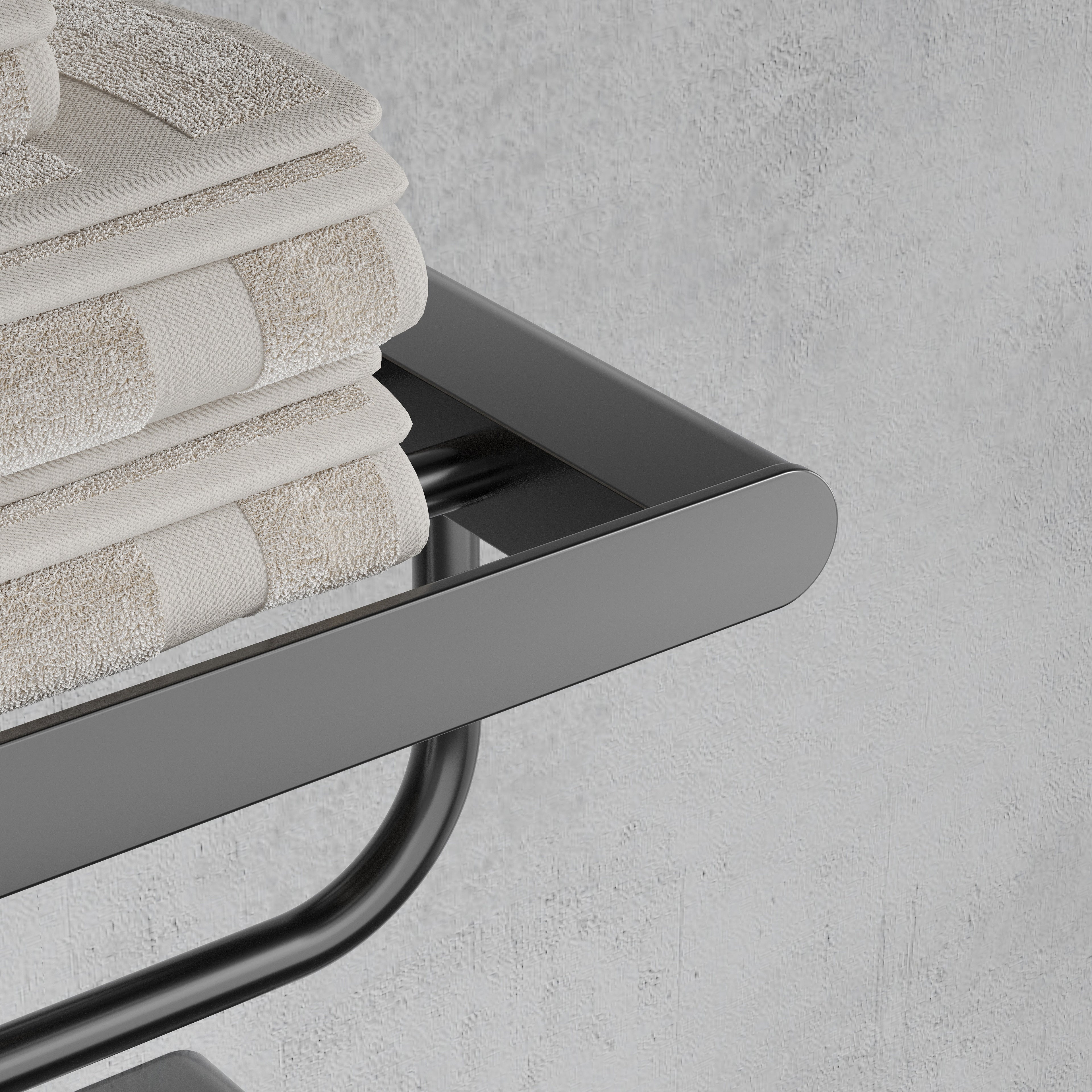 Stainless Steel Bathroom Hardware Set Black Matte Paper Holder Toothbrush Holder Towel Bar Bathroom Accessories